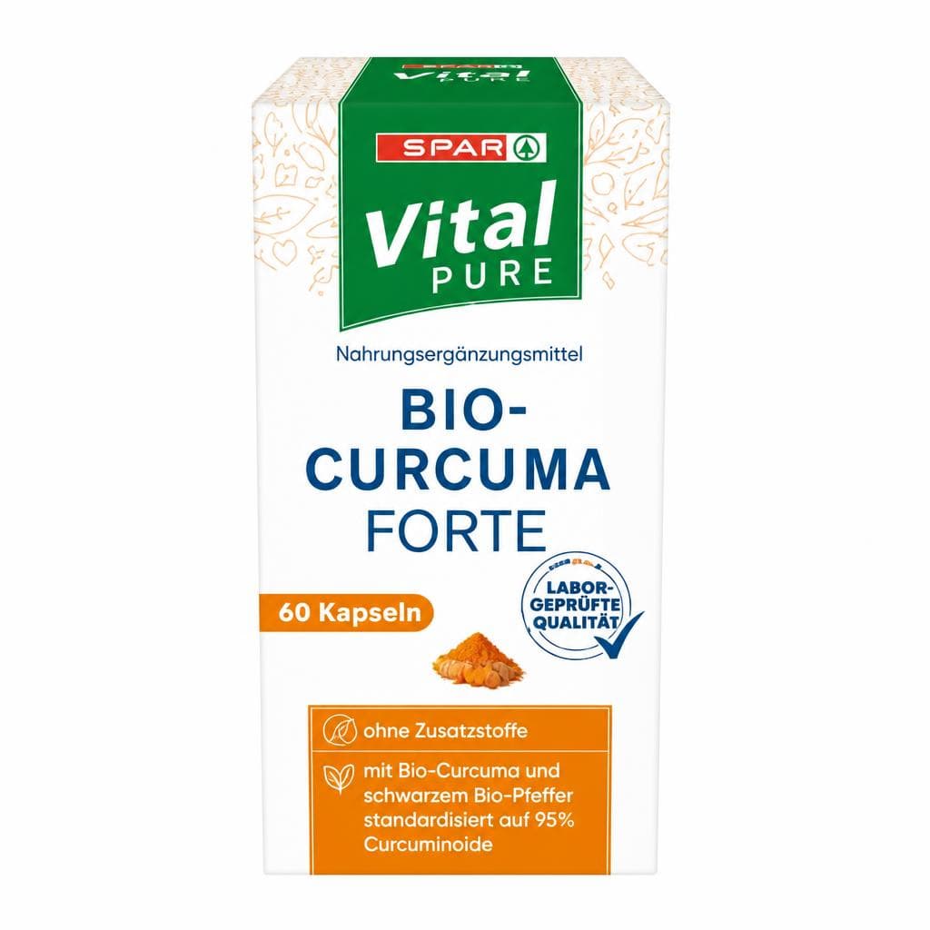 Bio-Curcuma Forte Kapseln, 60 Kapseln SPAR Vital PURE – Spar