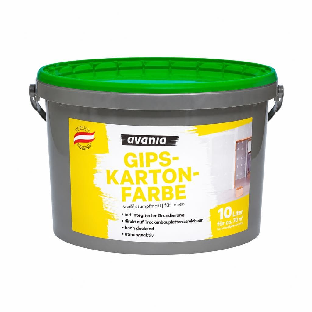 AVANIA Gipskartonfarbe, 10 l – Lagerhaus