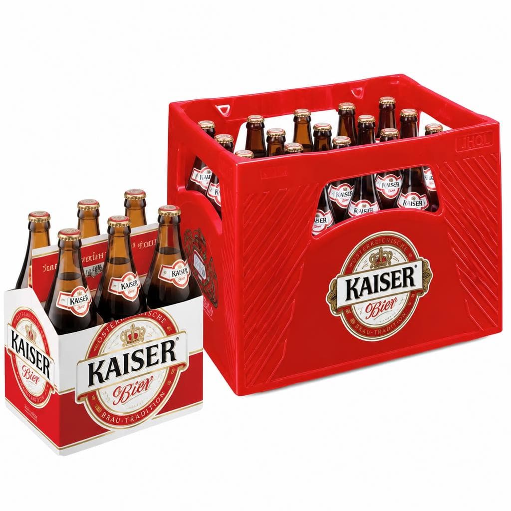 Kaiser Fasstyp, 20 x 0,5-Liter MEHRWEG-Flasche – Interspar