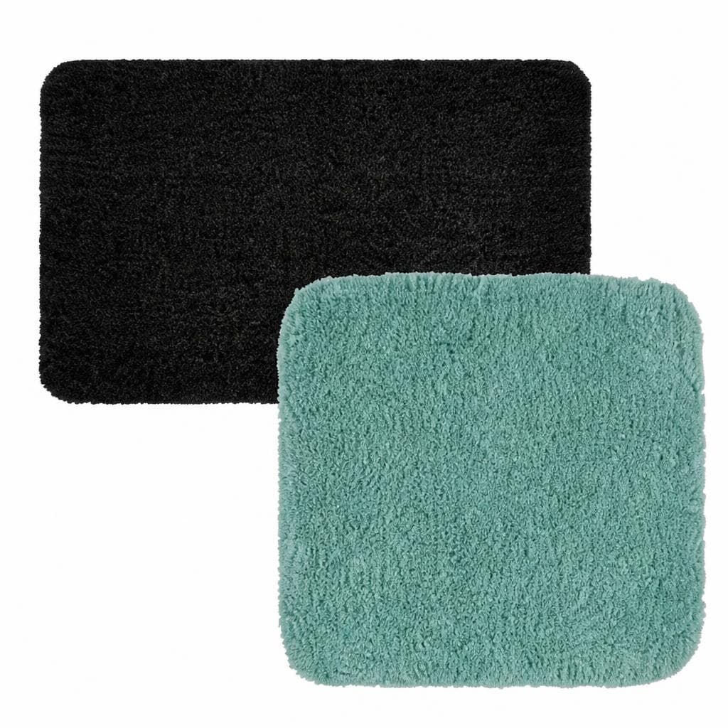 Bademattenserie „CHRIS" ca. 60x90cm oder rund mit Ø: 80cm Angebot bei Mömax