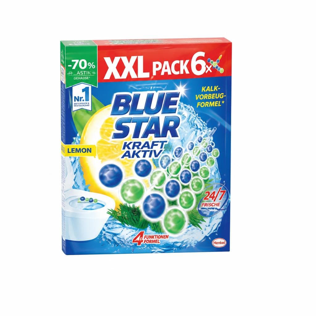 WC-Stein, 6 x 50 g Blue Star – Lidl