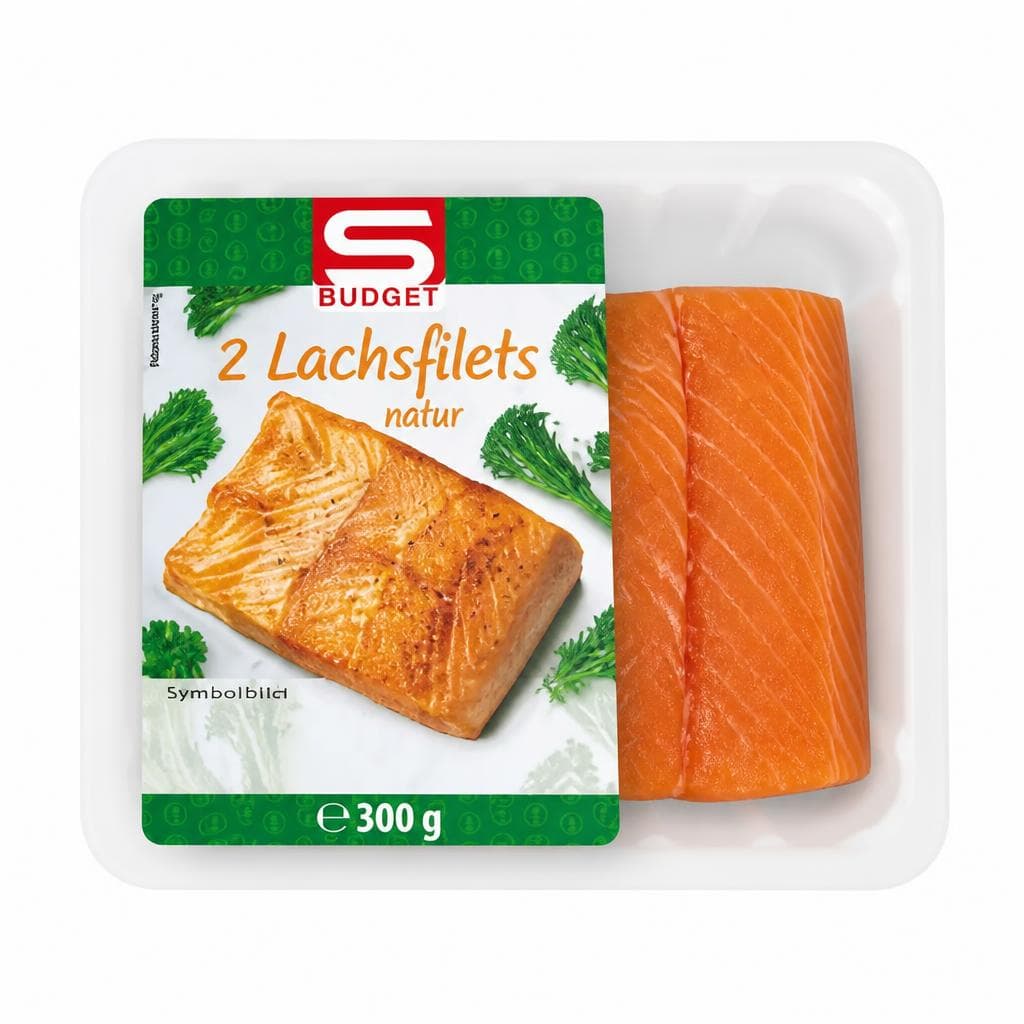 S-Budget Lachsfilet natur, 300 g – Spar