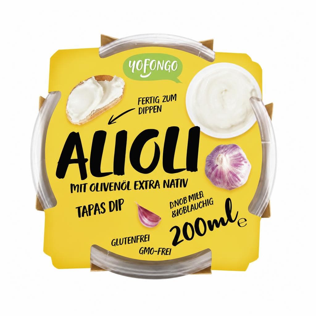 Alioli mit Olivenöl 200 ml Yopongo Angebot bei Spar