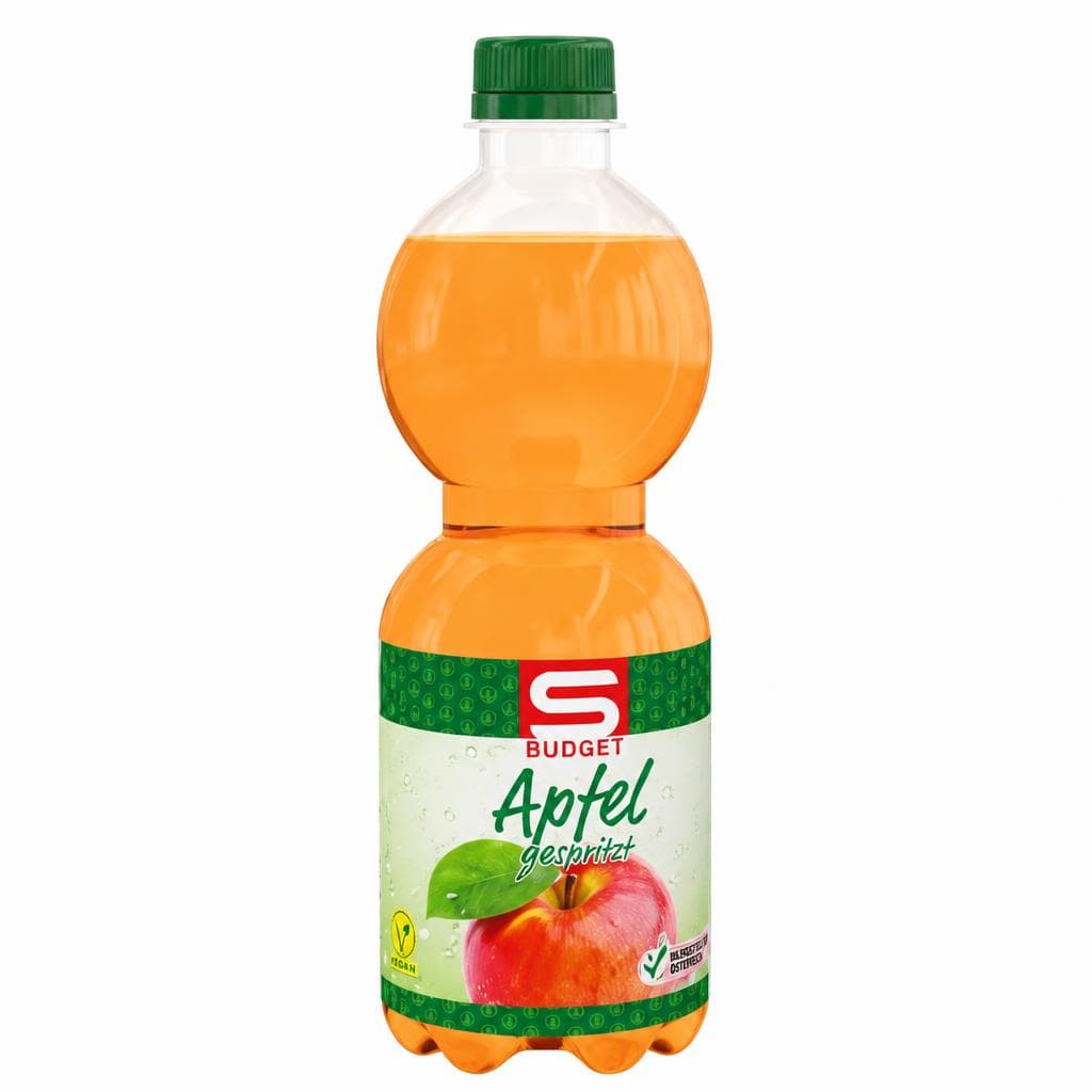 S-Budget Apfel gespritzt, 0,5 Liter – Spar