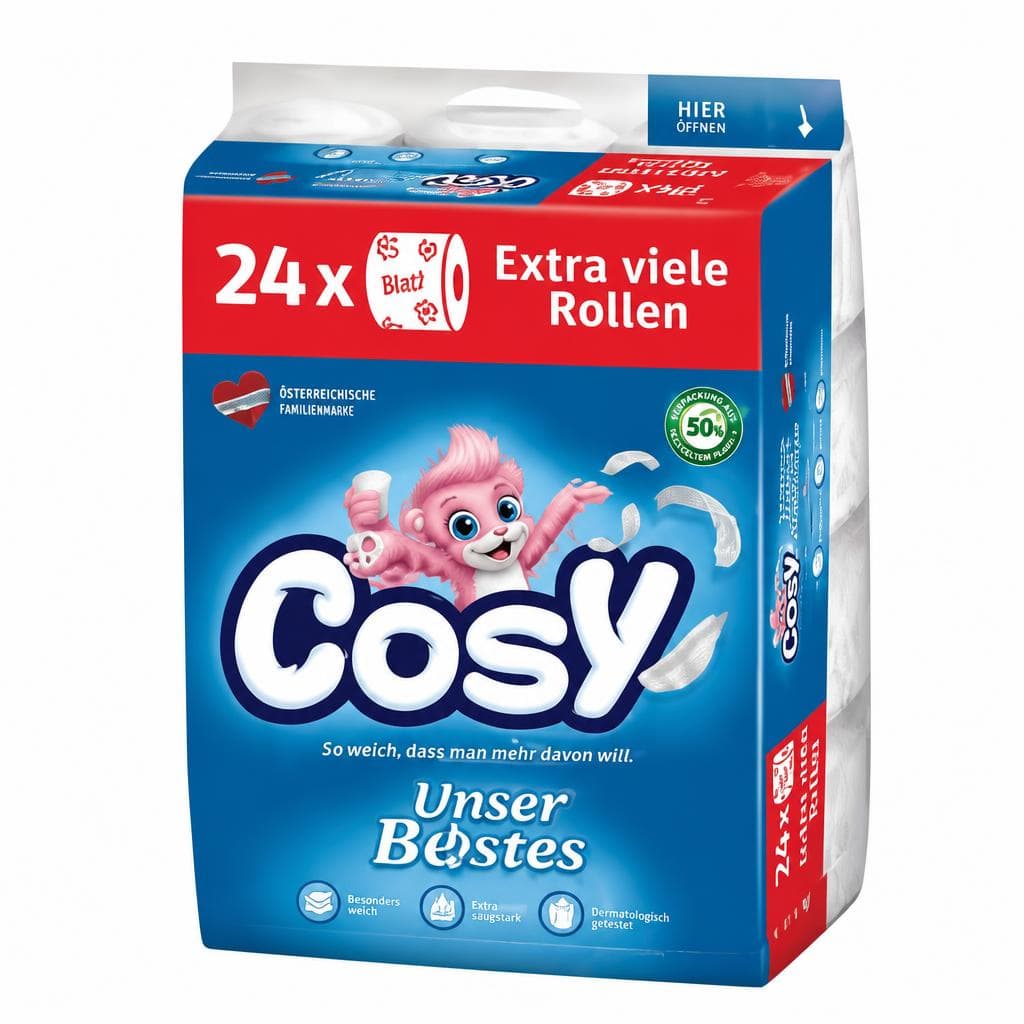 Cosy Toilettenpapier, 24 x 150 Blatt – Hofer