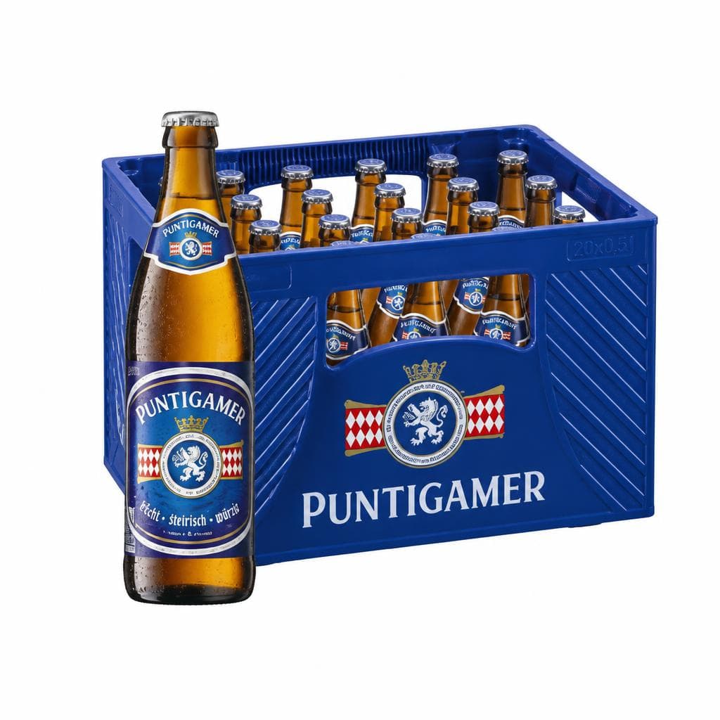 Puntigamer Märzen, 0,5 Liter, 1 Kiste = 20 Flaschen – Billa