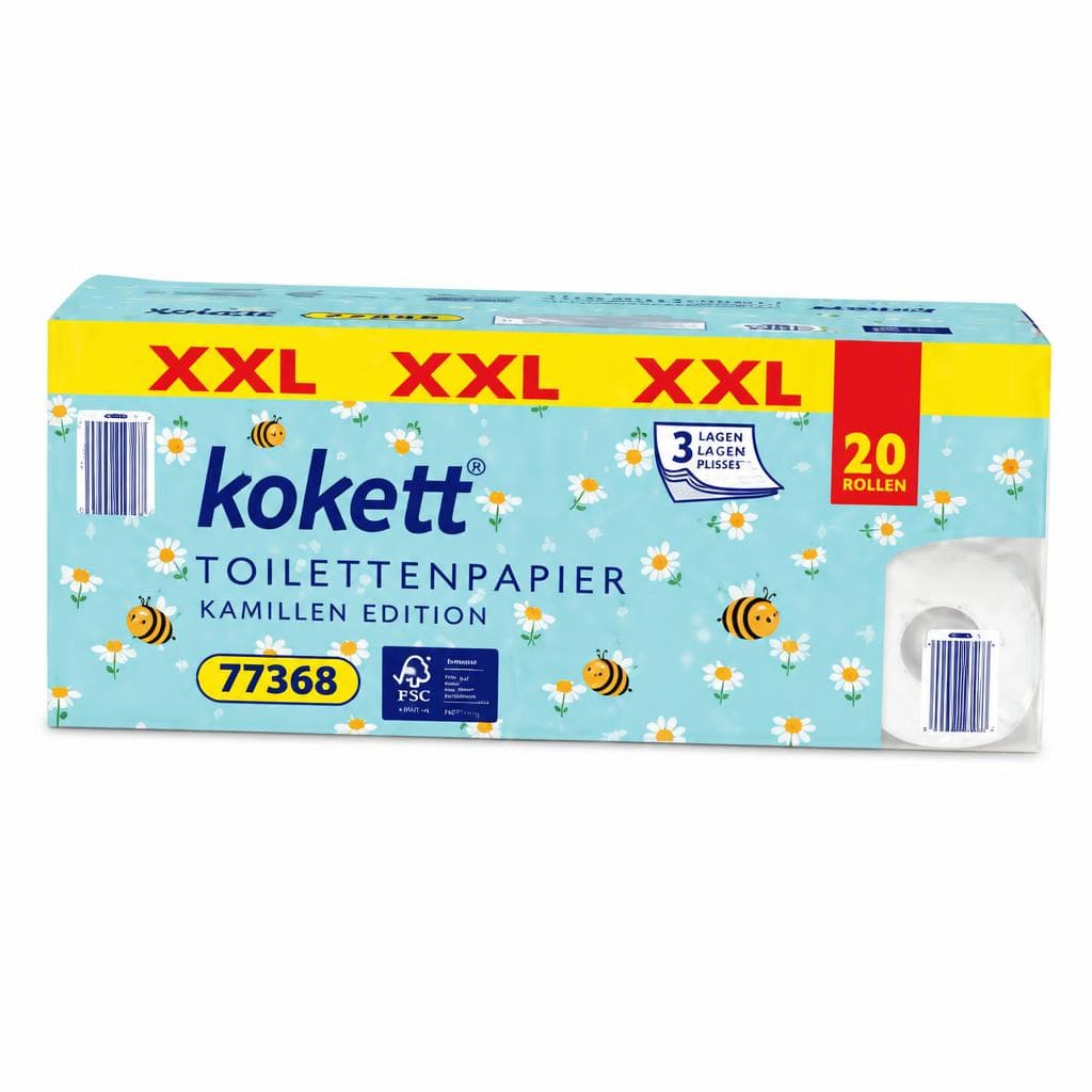 XXL Toilettenpapier mit Duft, 20 x 150 Blatt KOKETT – Hofer