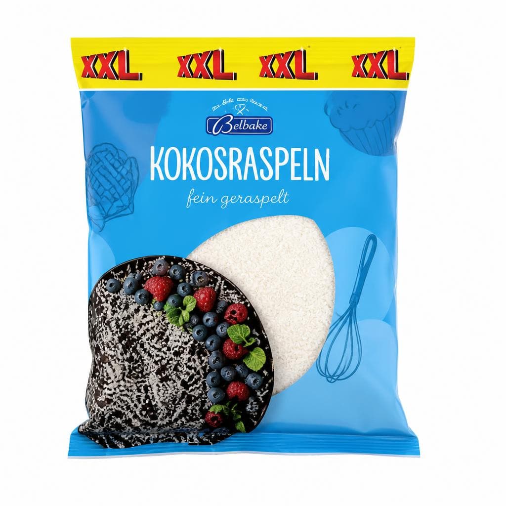 Kokosraspeln fein, 500 g Belbake – Lidl