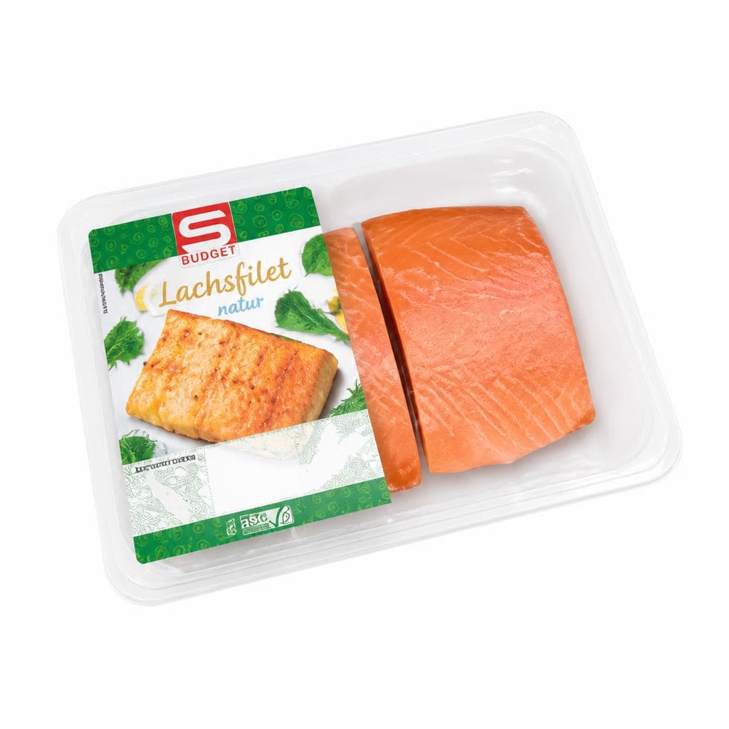 S-BUDGET Lachsfilet natur, 300-g-Packung – Eurospar