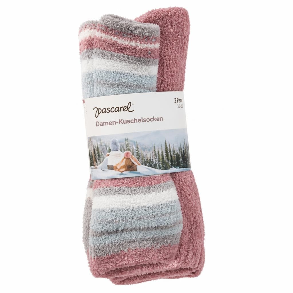 PASCAREL Damen-Kuschelsocken, 2er-Packung – Interspar