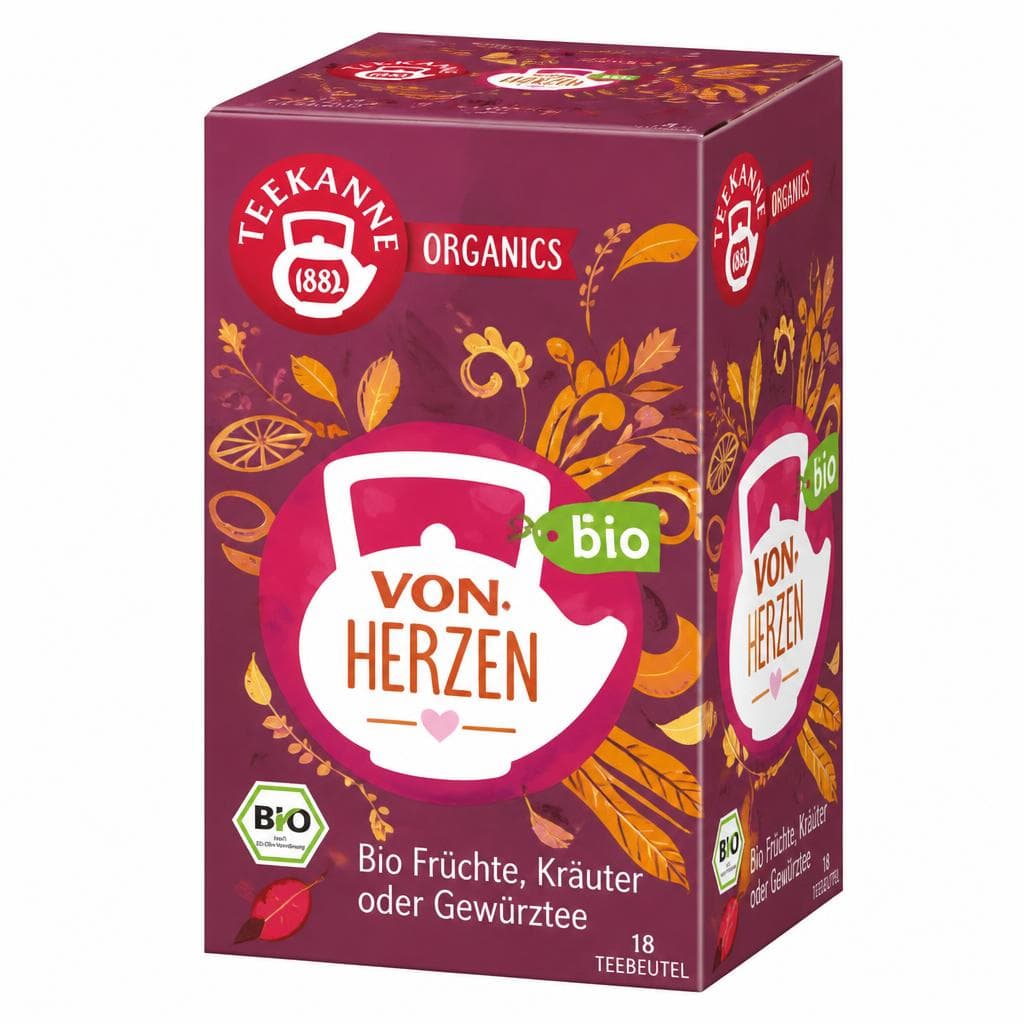 Teekanne Organics Bio-Früchte-, Kräuter- oder Gewürztee, 18er- oder 20er-Packung – Interspar