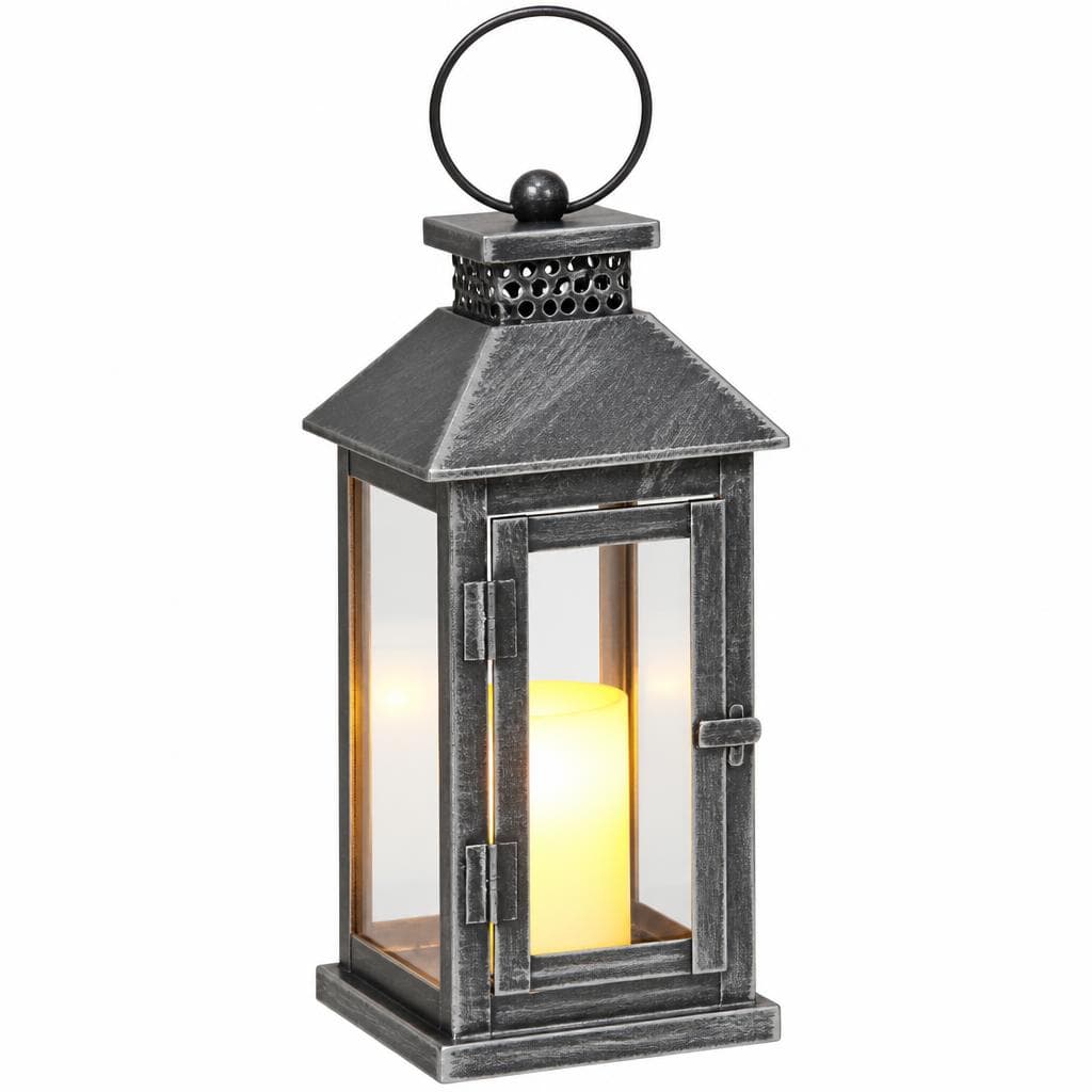 LED-Mini-Laterne, Höhe ca. 13 cm – Norma