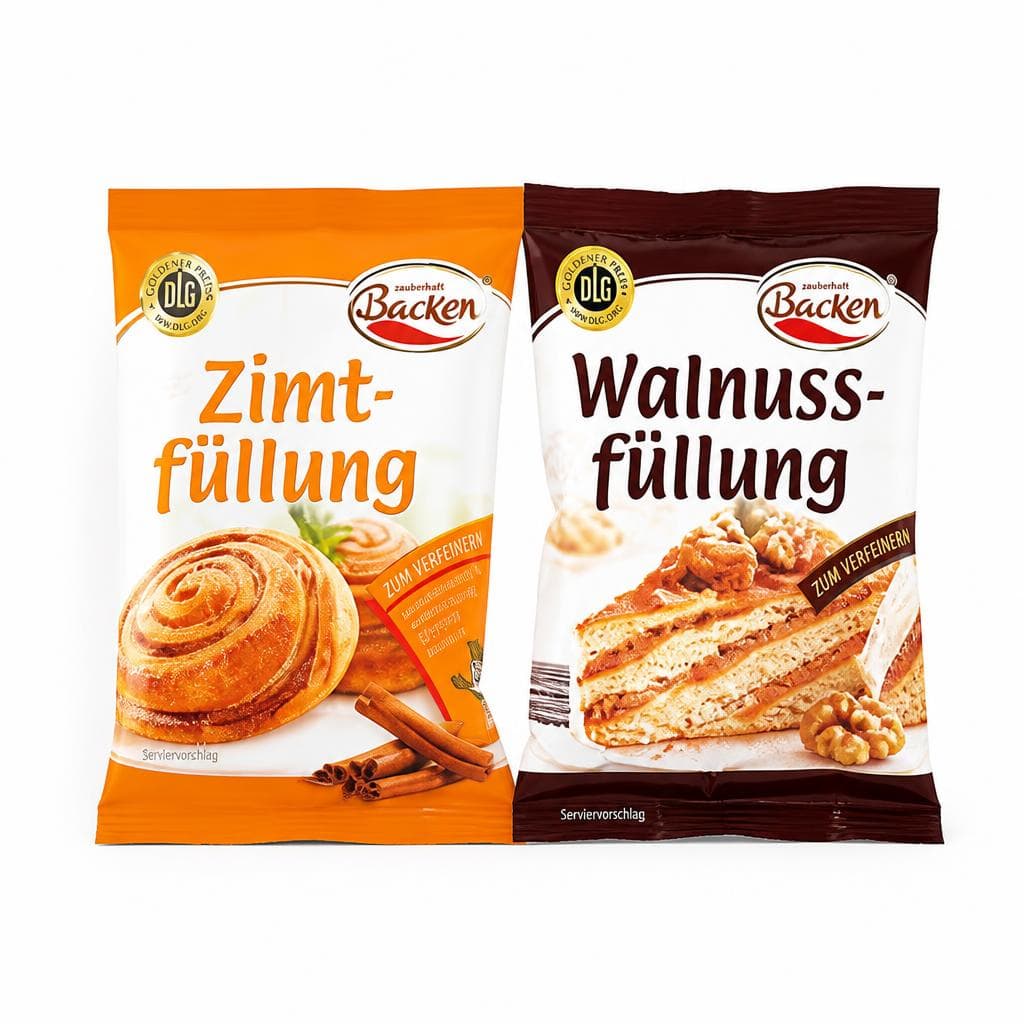 Backen Walnuss-/Zimt-/Nuss-/Mohn-/Kokosfüllung, 250 g – Norma
