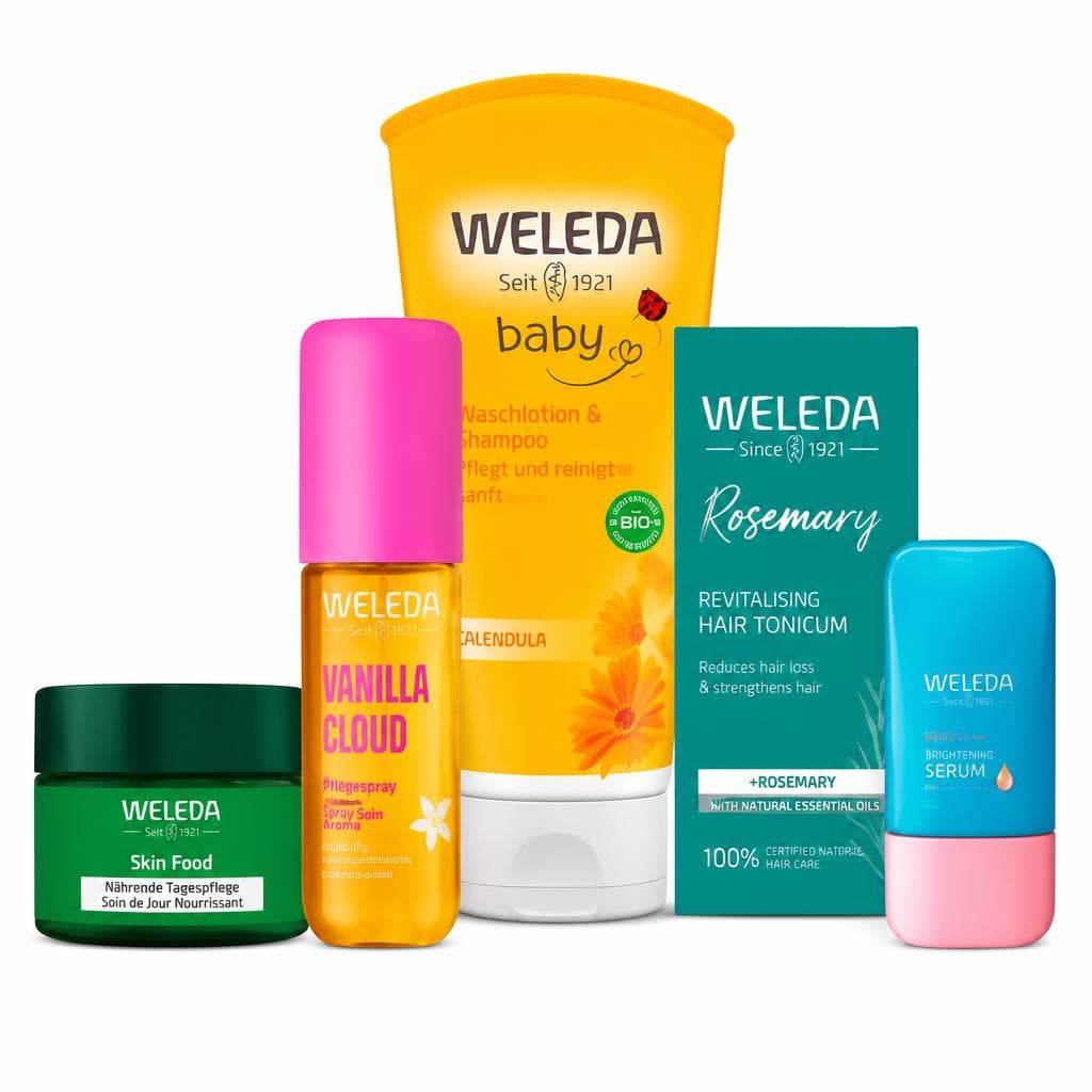 Ausgewählte Weleda Produkte – Bipa