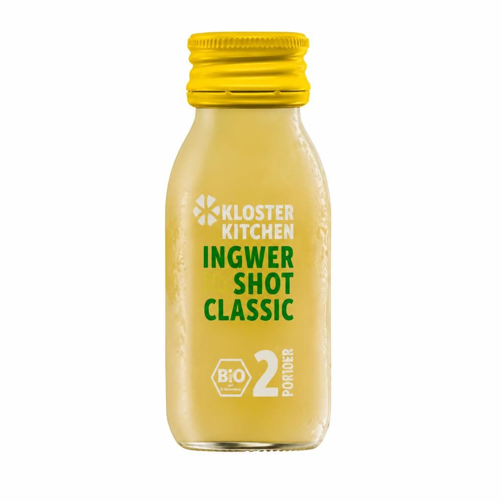 Klosterkitchen Bio-Ingwer Shot, 60-ml-Glas-EINWEG-Flasche – Interspar
