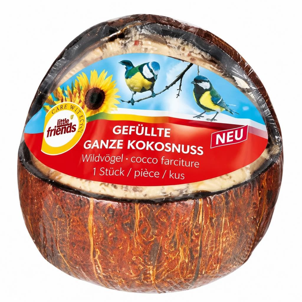 little friends Gefüllte ganze Kokosnuss, 350 g – Norma