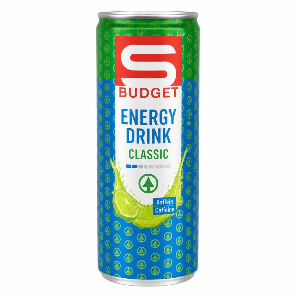 S-BUDGET Energy Drink, 250 ml – Eurospar