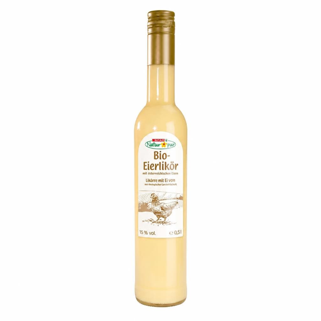 Bio-Eierlikör, 0,5 Liter SPAR Natur*pur – Spar
