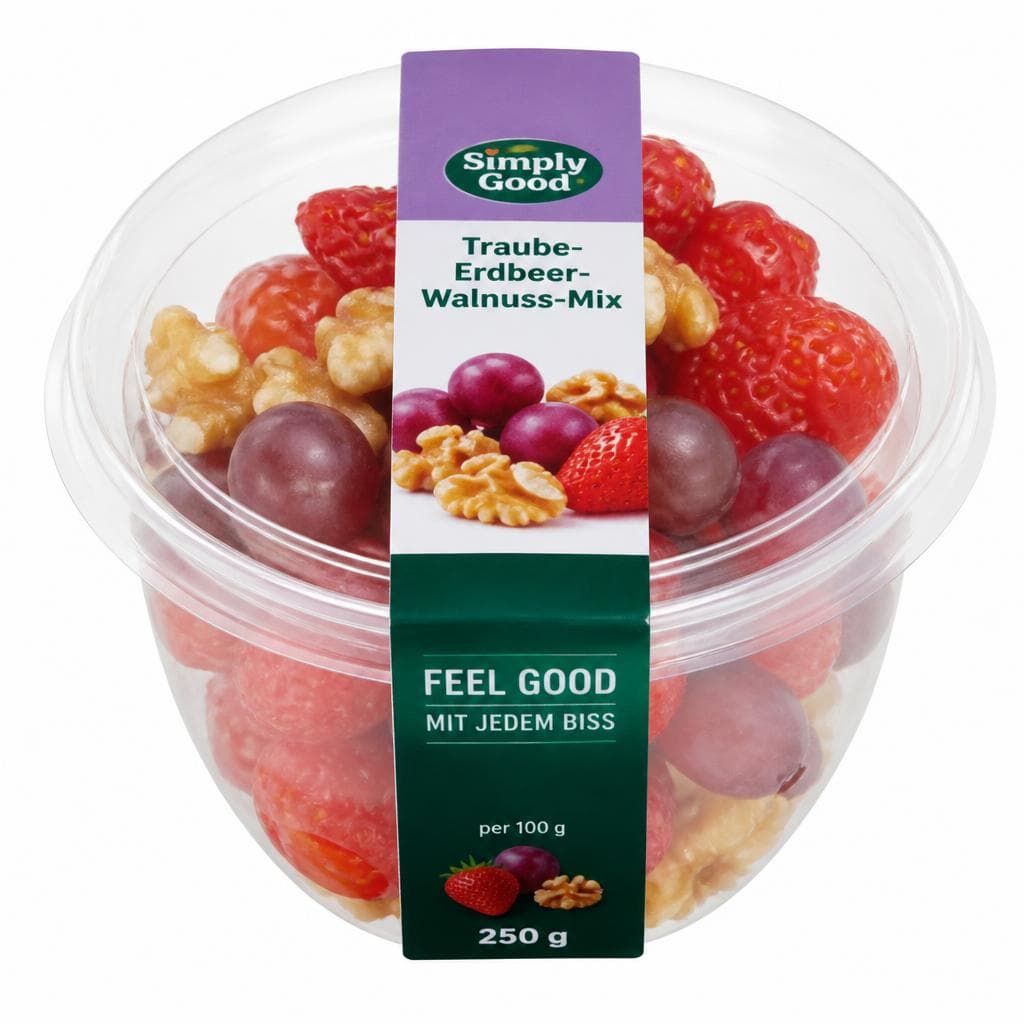 Simply Good Traube-Erdbeer-Walnuss-Mix, 100 g – Billa