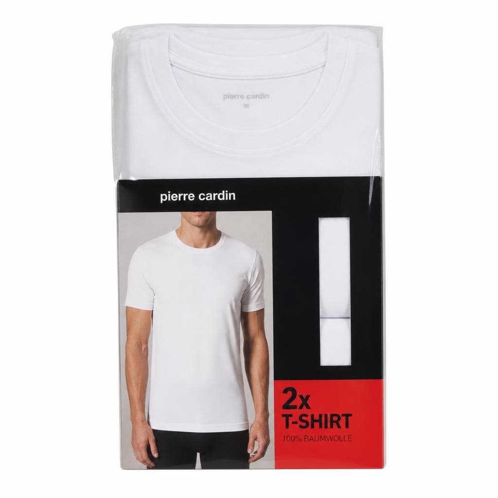Pierre Cardin Herren-T-Shirt, 2er-Packung – Interspar