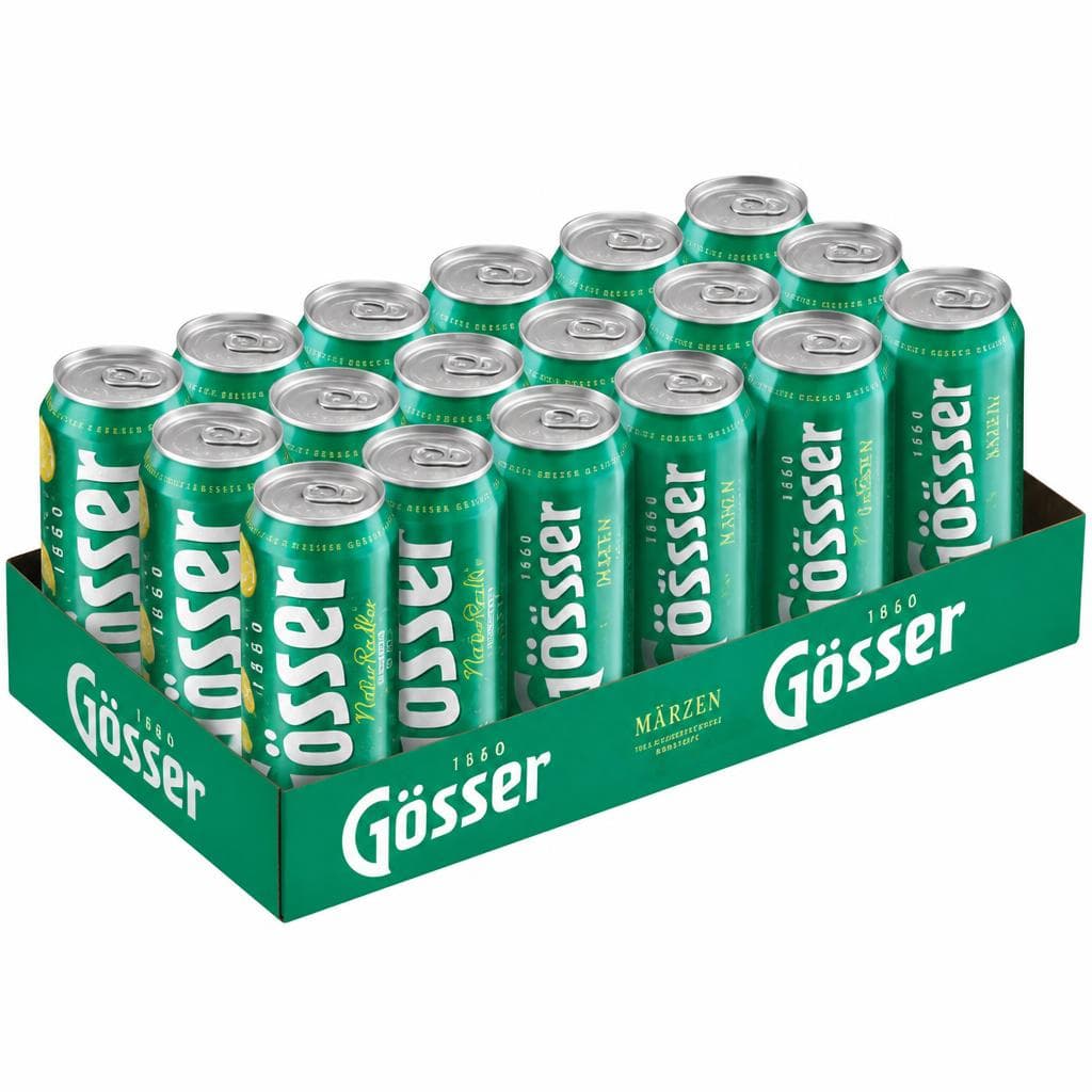 Gösser Märzen, Naturradler Zitrone oder Naturradler Zitrone alkoholfrei 0.0%, 0,5 Liter – Spar