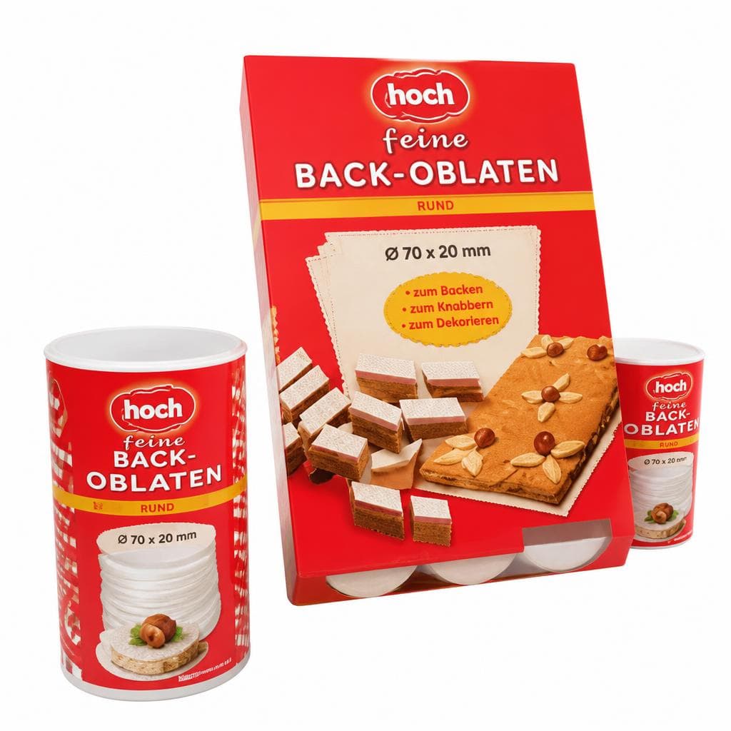 Hoch Back-Oblaten – Maximarkt