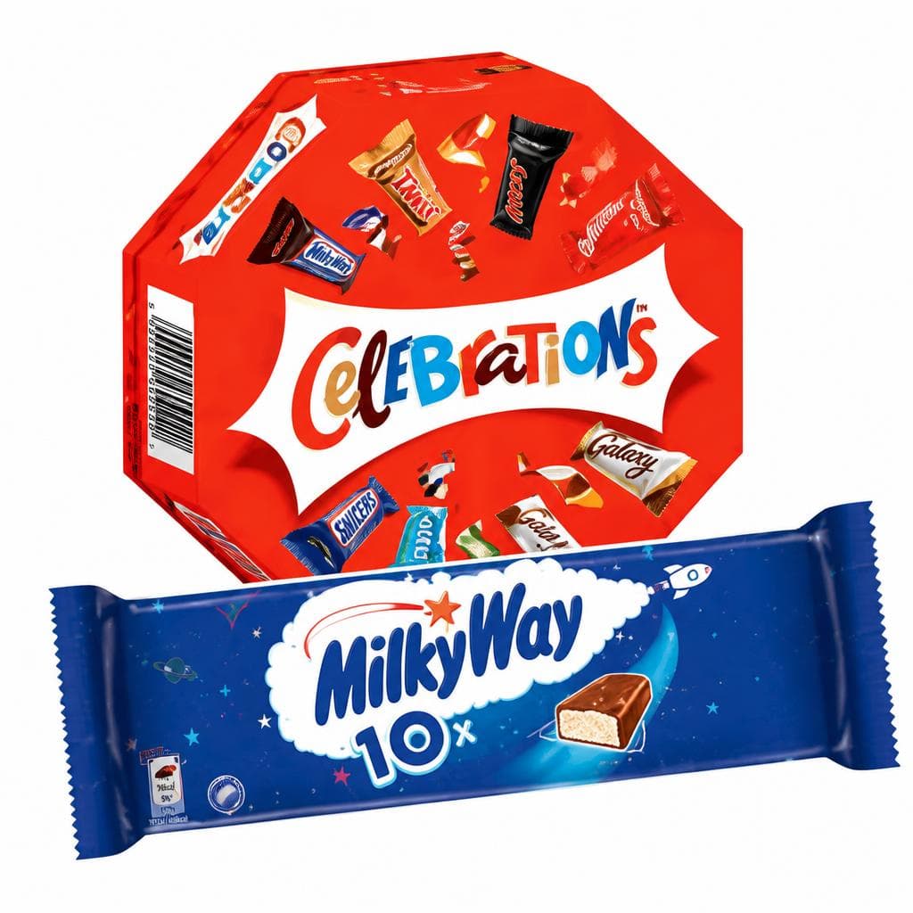 Celebrations od. Milky Way, 173 g/215 g – Penny