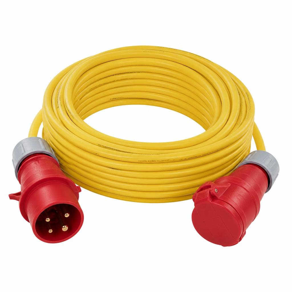 Kraftstrom-Sicherheits-Baustellen-Verlängerungskabel, 20 m, 5 x 1,5 – Zgonc