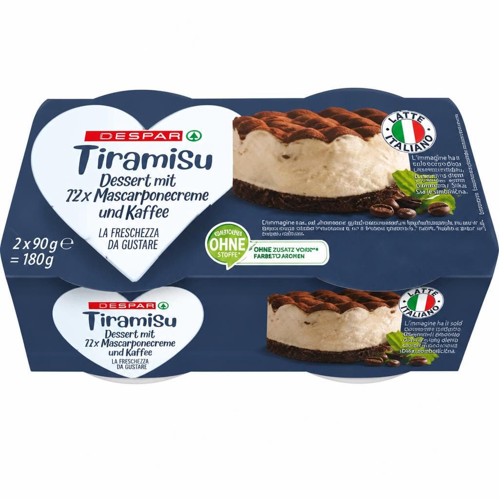 DESPAR Tiramisu 2 x 90 g Angebot bei Spar