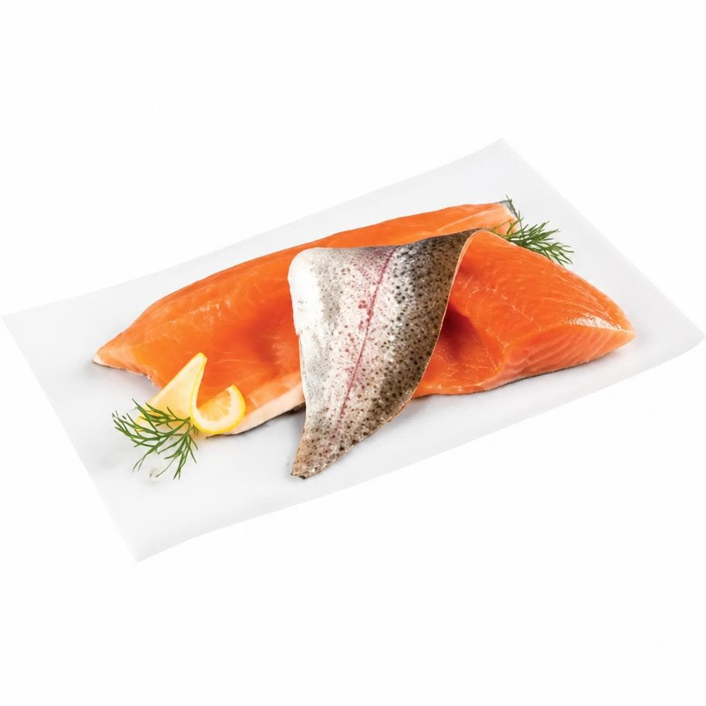 Österr. Lachsforellenfilet, per 100 g – Maximarkt