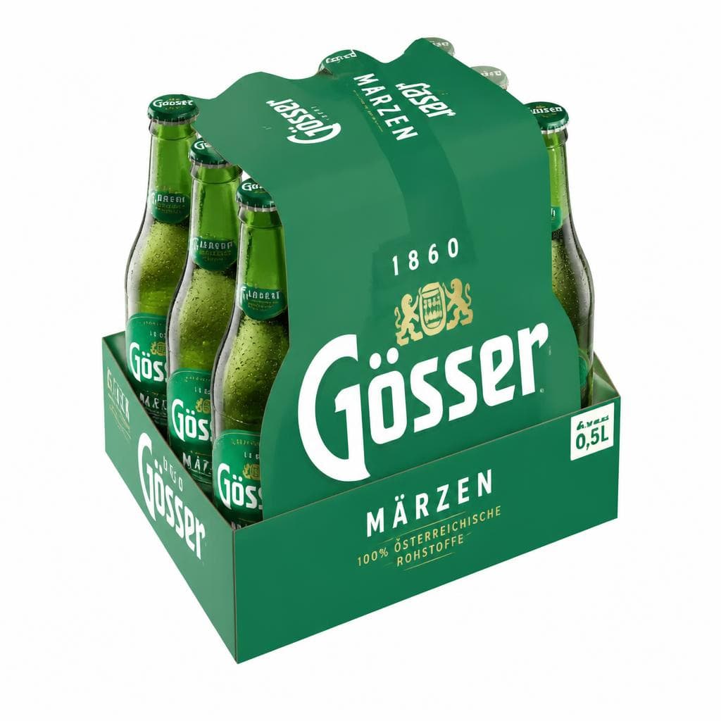 Gösser Märzen, Helles, Naturgold alkoholfrei, Radler Zitrone 0,0 %, NaturRadler Zitrone oder NaturRadler extra frisch, 0,33 Liter – Maximarkt