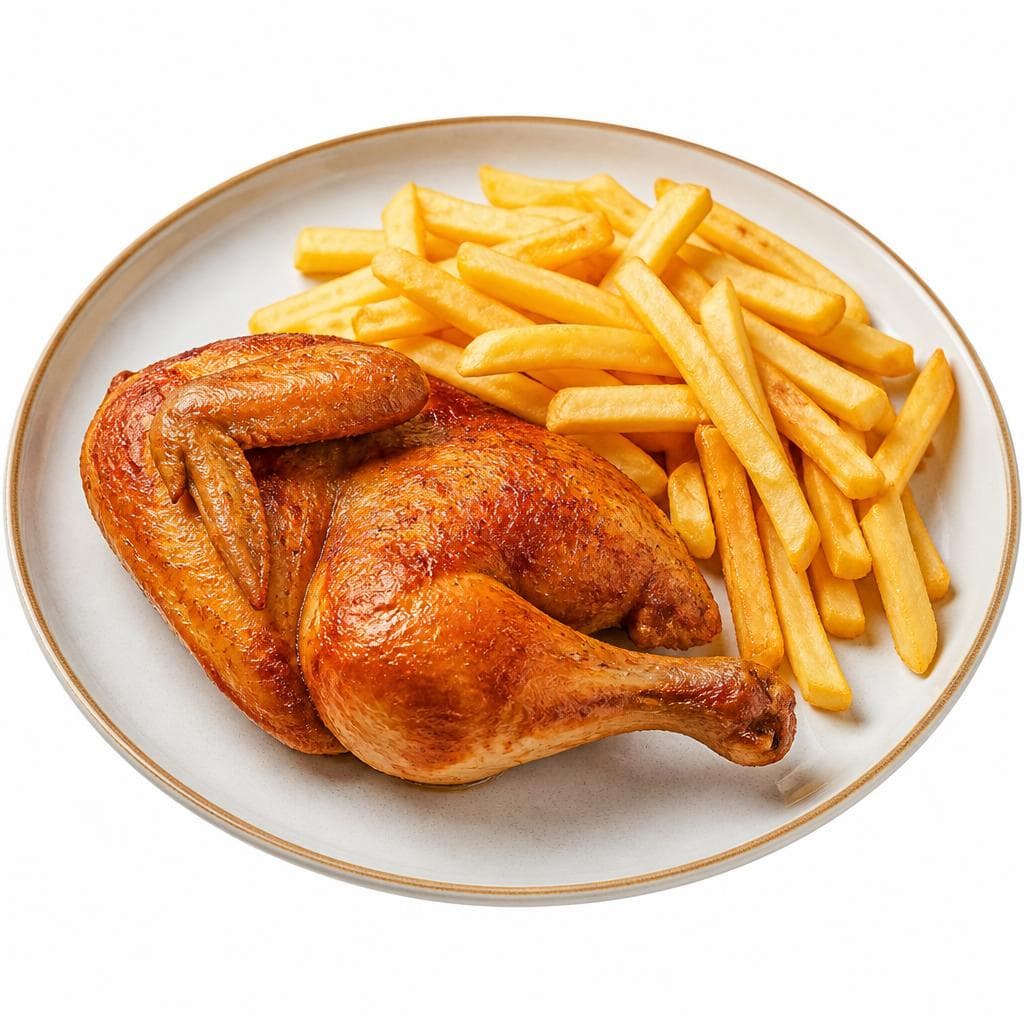 1/2 Grillhendl mit Pommes Angebot bei Interspar