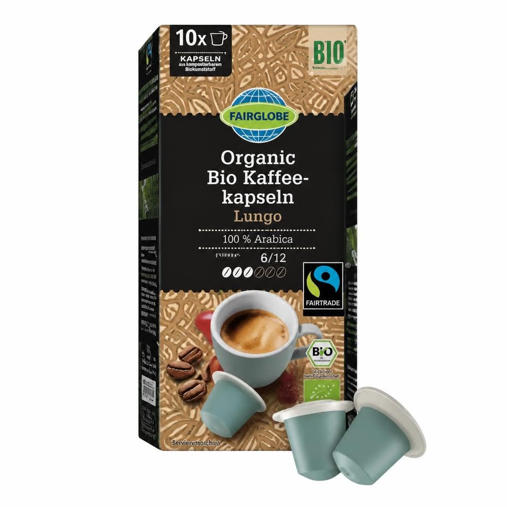 Fairglobe Bio Kaffeekapseln, 10x5,2 g – Lidl