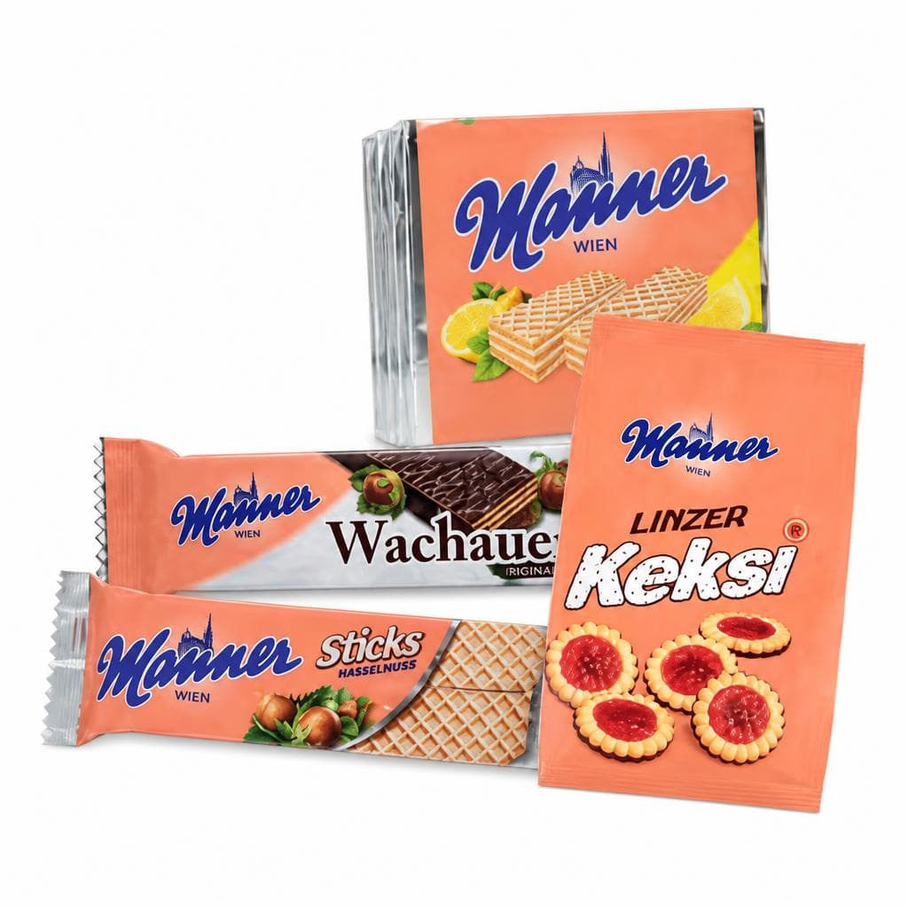 Manner Keks- und Waffelklassiker, 29 g - 300 g – Hofer