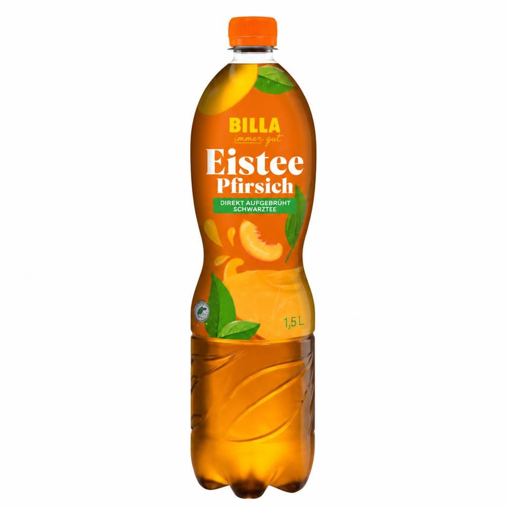 BILLA immer gut Eistee Pfirsich od. Zitrone, 1,5 Liter – Billa