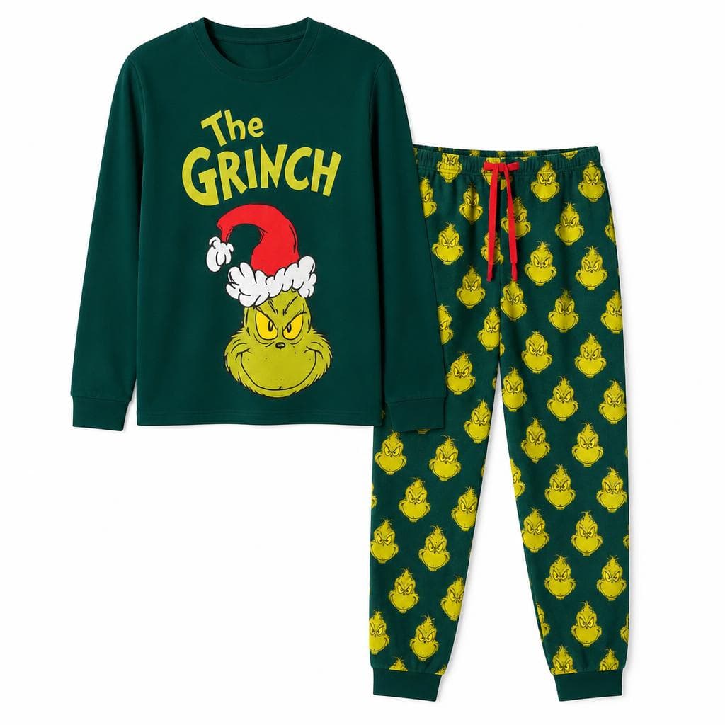 The Grinch Herren-Weihnachts-Pyjama – Hofer