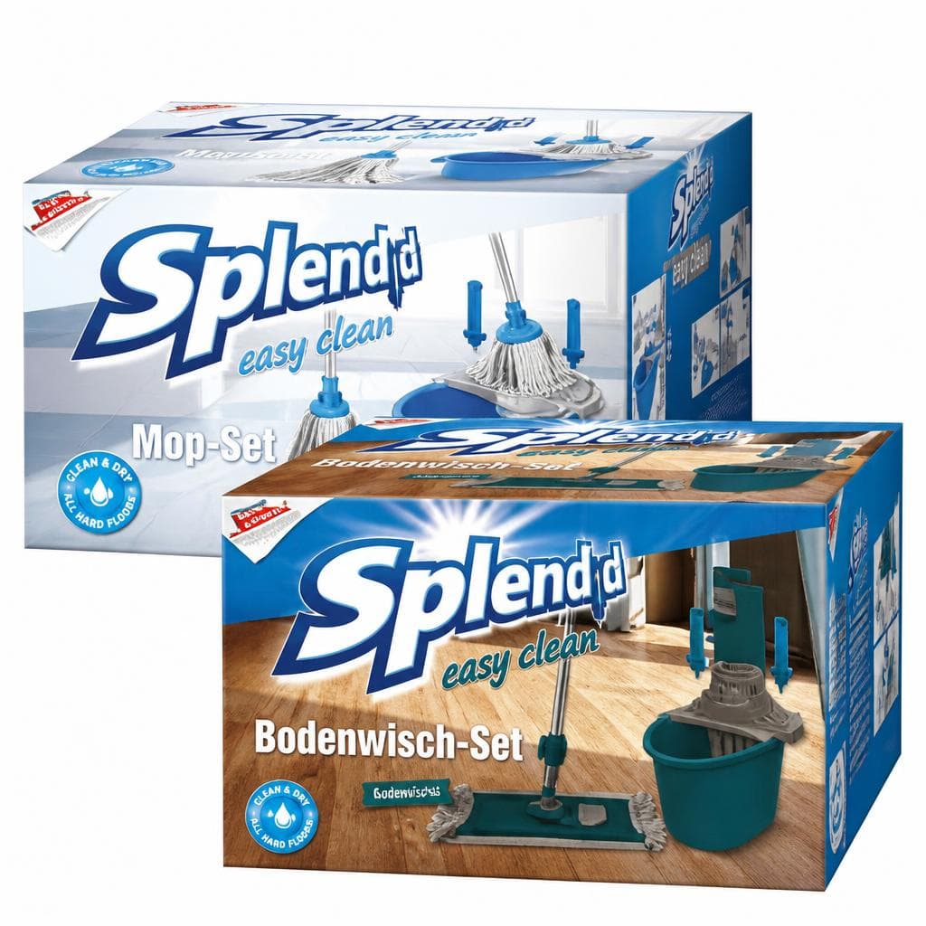 Mop-Set Easy Clean oder Bodenwischer-Set Easy Clean Splendid – Maximarkt
