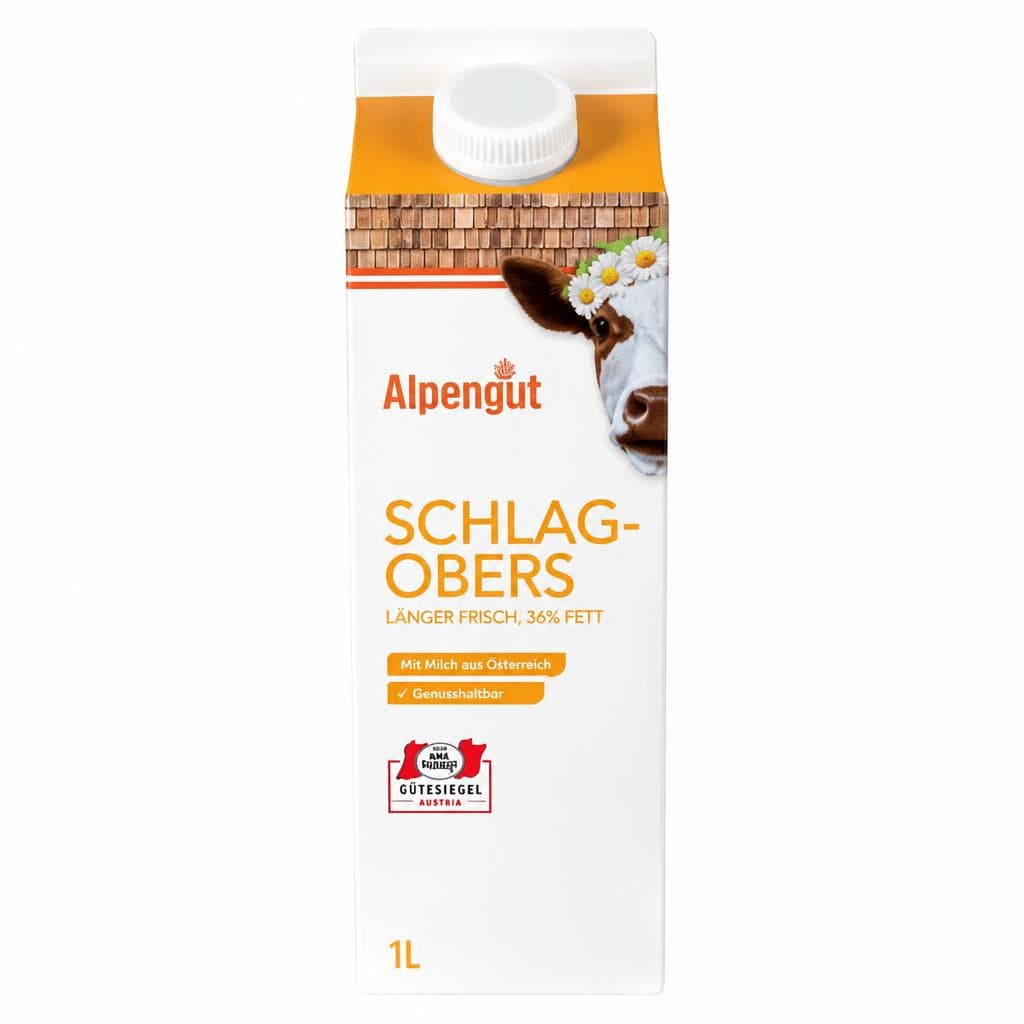 Alpengut Schlagobers 1 l Angebot bei Lidl