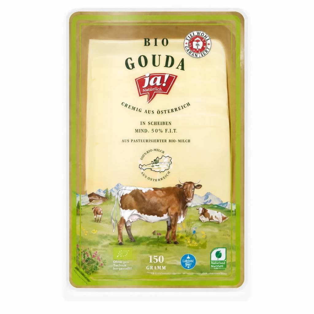 Bio-Käsescheiben 150 g-175 g Ja! Natürlich Angebot bei Billa