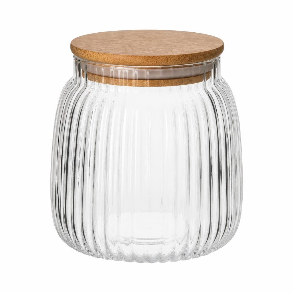 Ritzenhoff Vorratsglas mit Holzdeckel »Runa«, 1,4 L – Eurospar