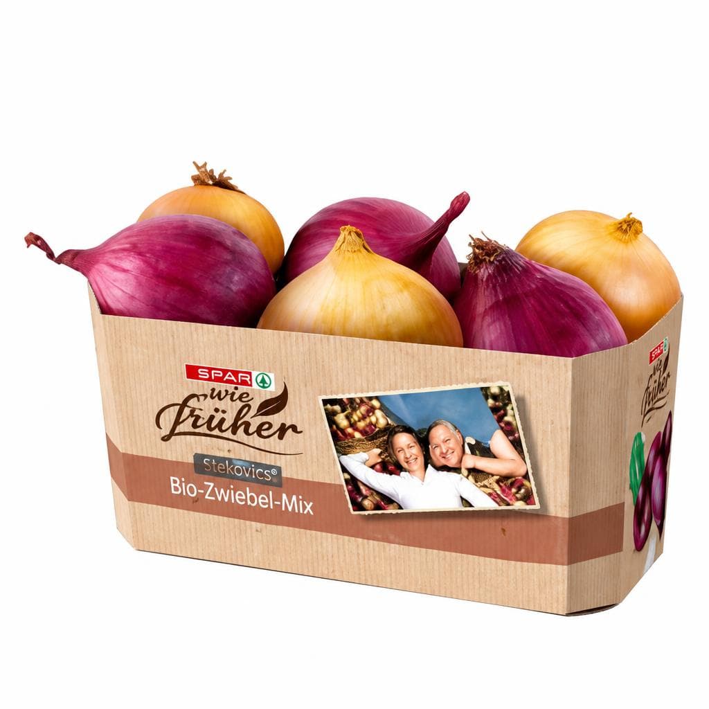 SPAR wie früher Edition Stekovics Bio Zwiebel-Mix, 600 g – Spar