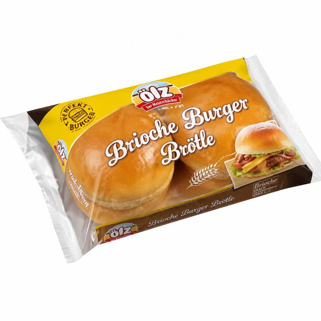 Meisterbäcker Ölz Brioche Burger Brötle, 200 g – Interspar