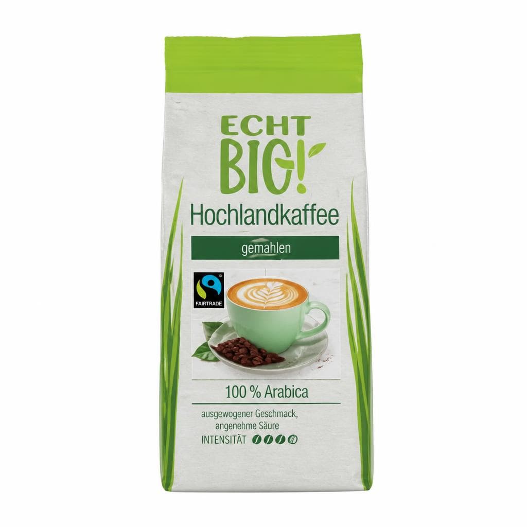 Hochland-Kaffee gemahlen 100% Arabica 500 g ECHT BIO! Angebot bei Penny