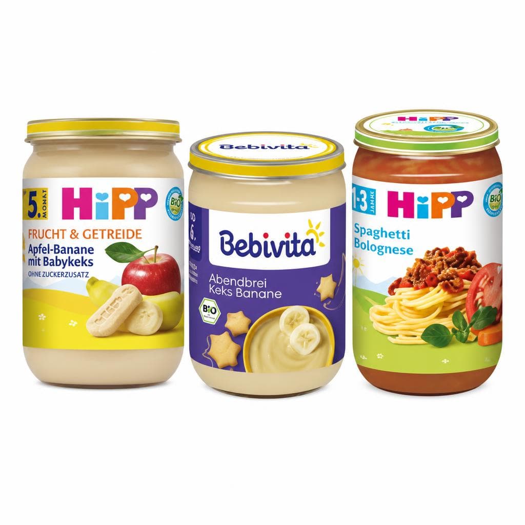 HiPP oder Bebivita Gläschen – Müller