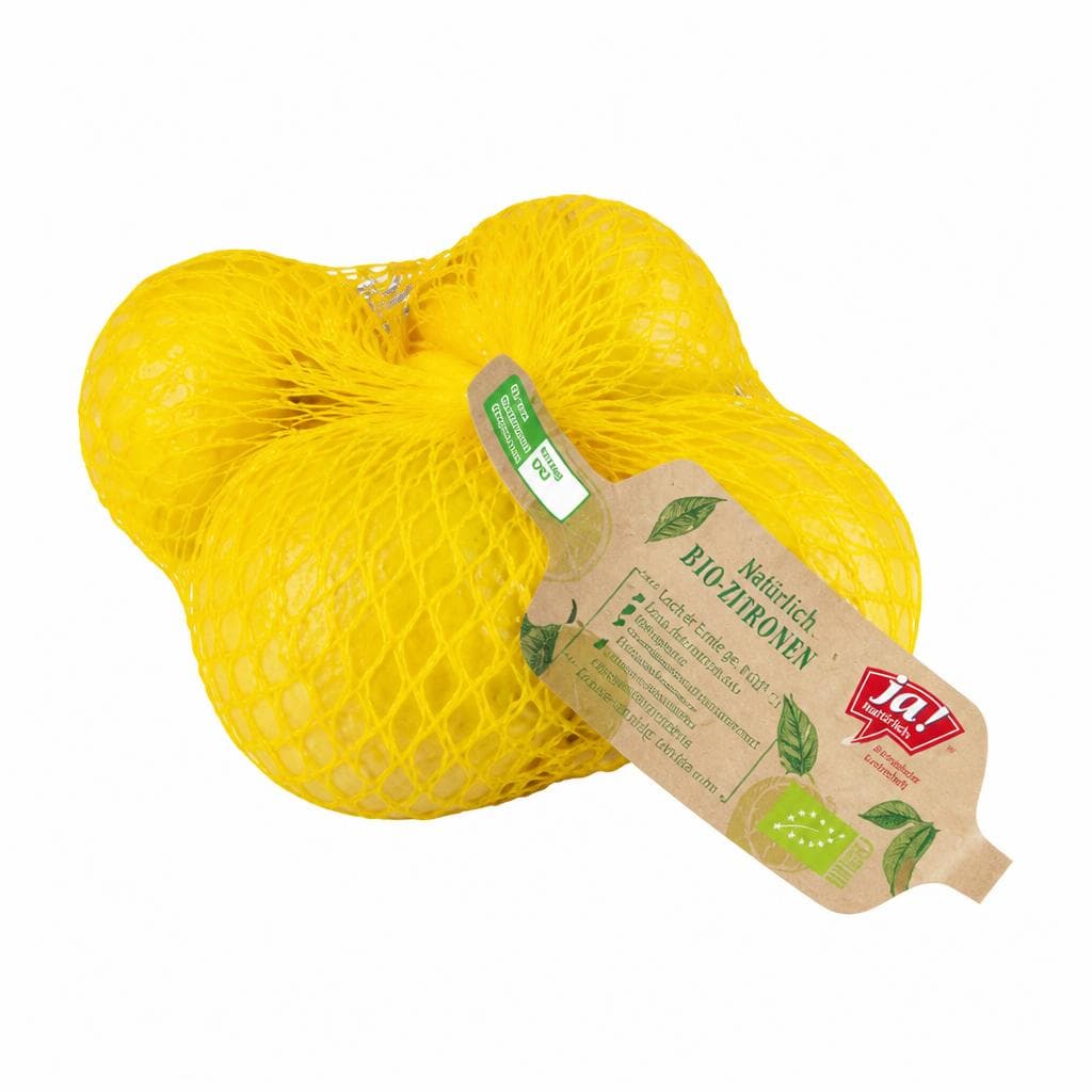 Bio-Zitronen, 500 g Netz Ja! Natürlich – Billa