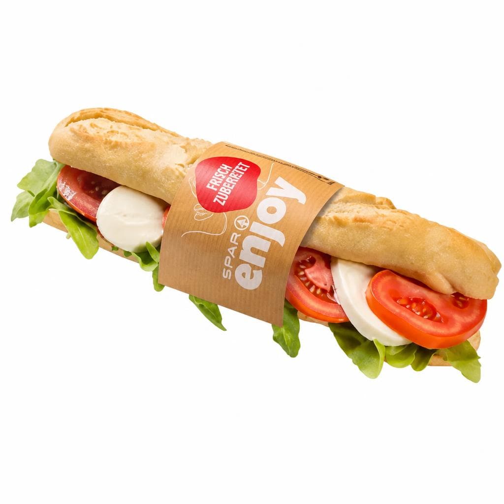 SPAR enjoy Halbbaguette Tomate und Mozzarella, 260 g – Interspar