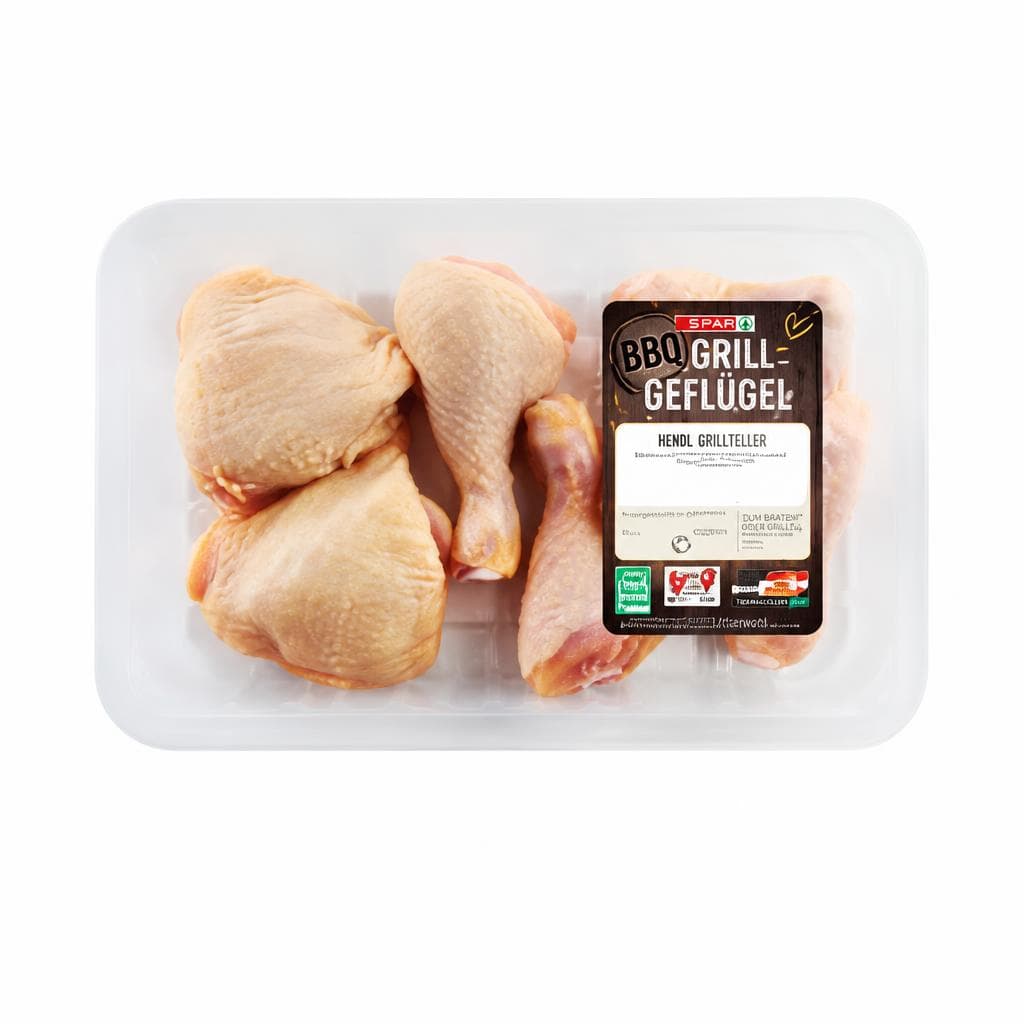 SPAR BBQ Hendl-Grillteller 600-g-Packung Angebot bei Spar