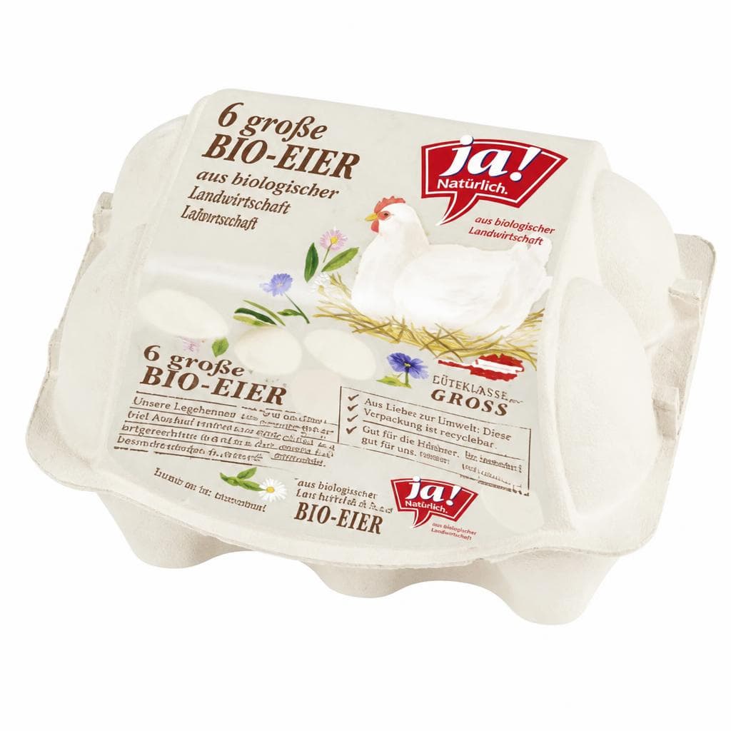 Ja! Natürlich Bio-Eier, 6 Stk. – Billa
