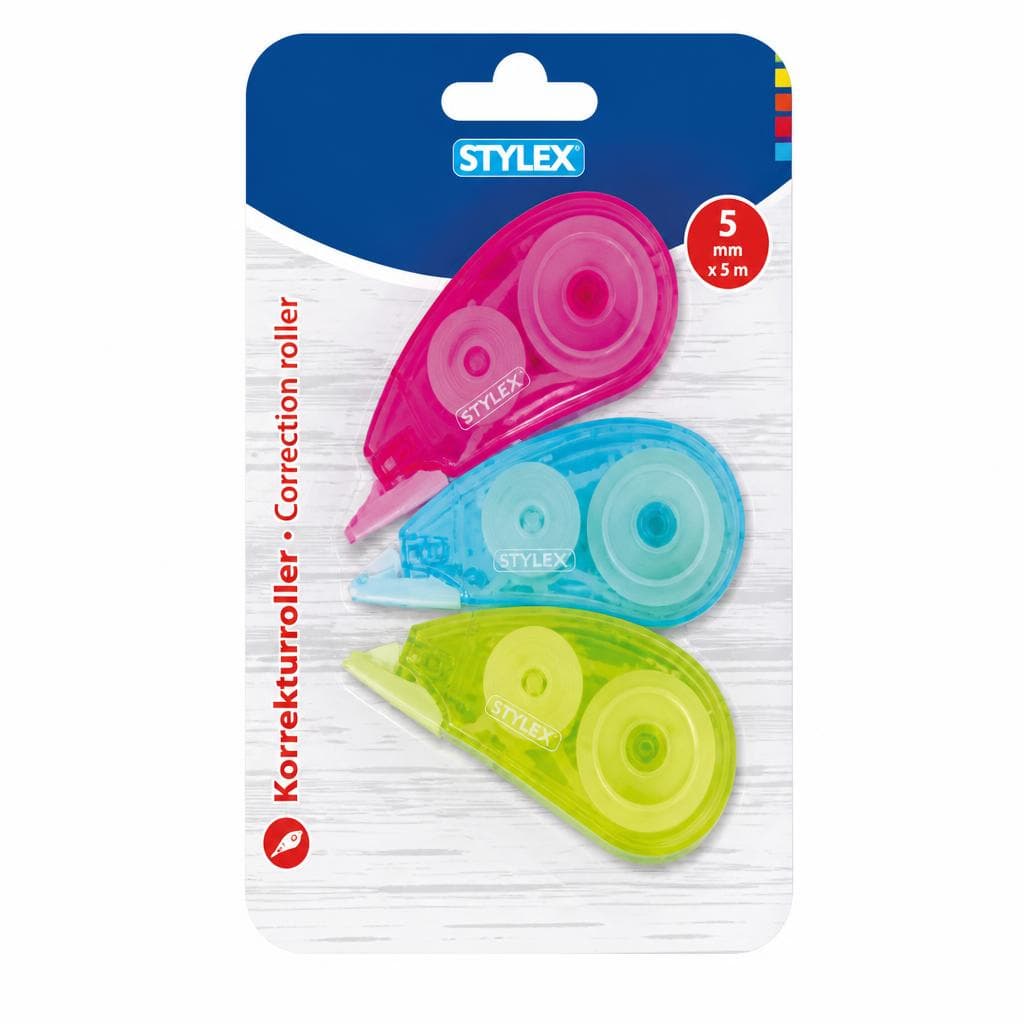 Stylex Korrekturroller, 3er Packung – Müller