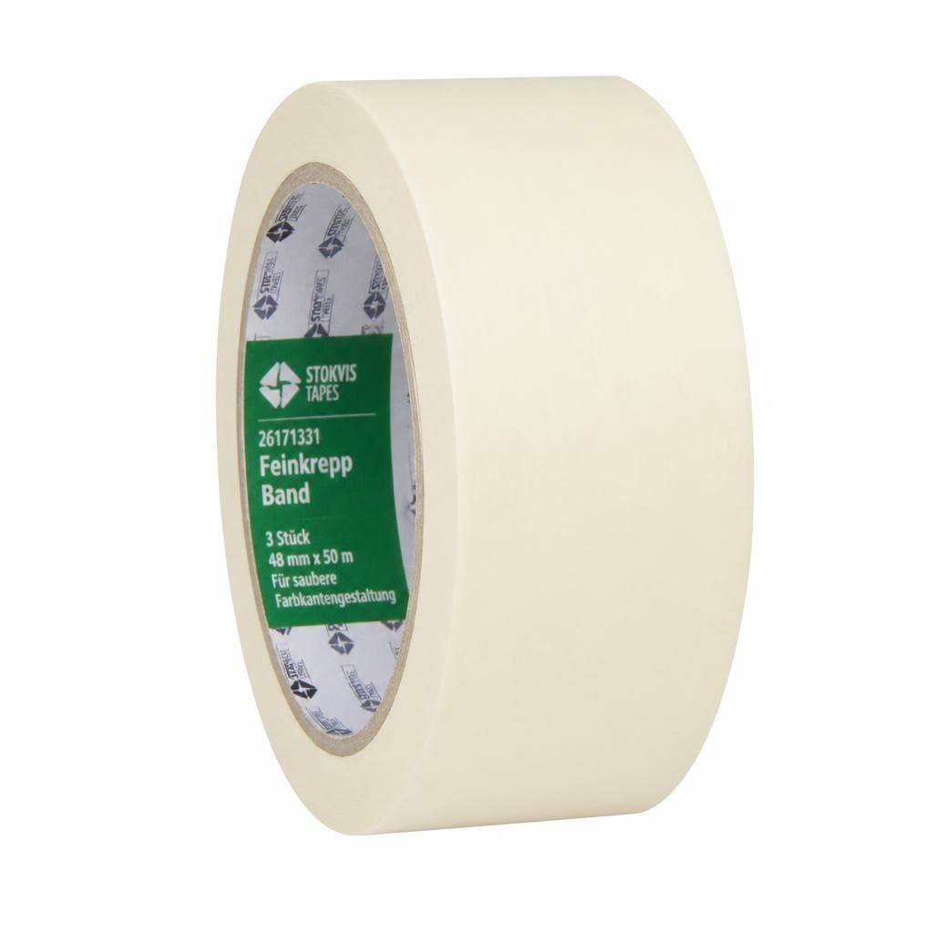 Feinkreppband 3 Stück, 48 mm x 50 m Angebot bei Bauhaus